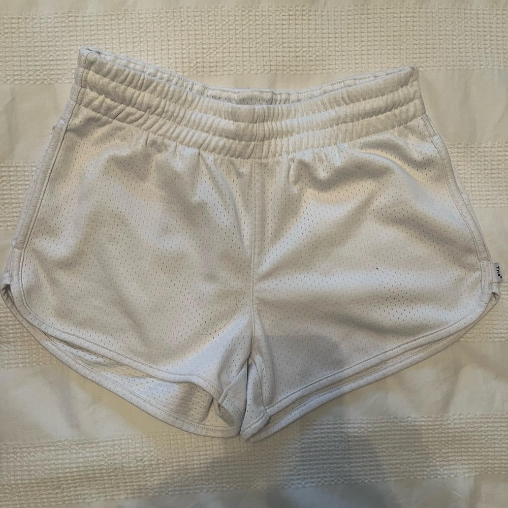 TNA White Women's Athletic Mesh Shorts
